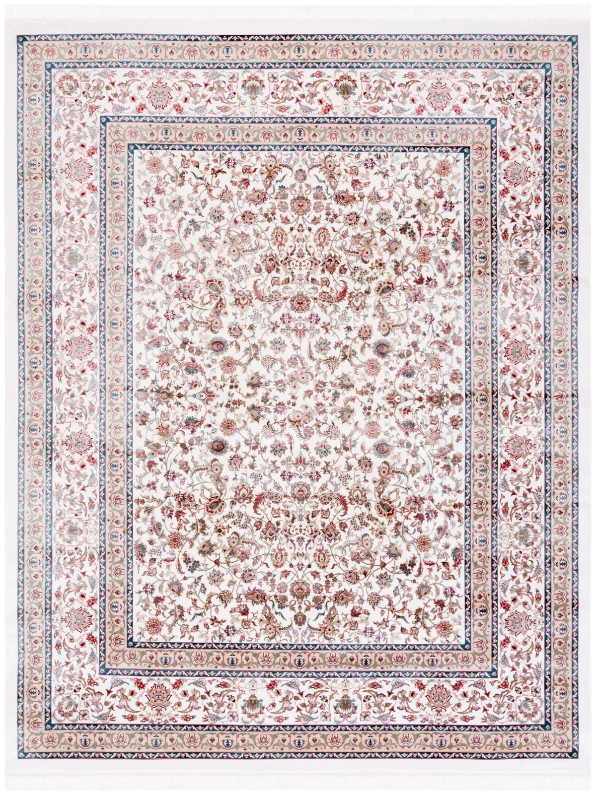 PERSIAN CLASSIC 454 IVORY  9' x 12' Large Rectangle Rug