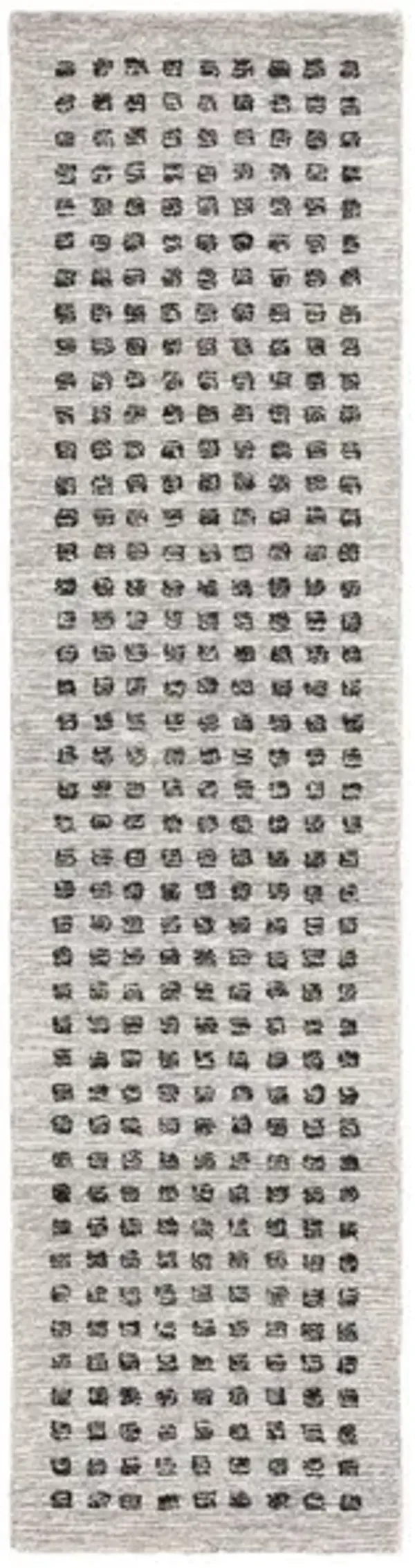 EBONY 203 CHECKERED 2'-3' X 9' Runner Rug