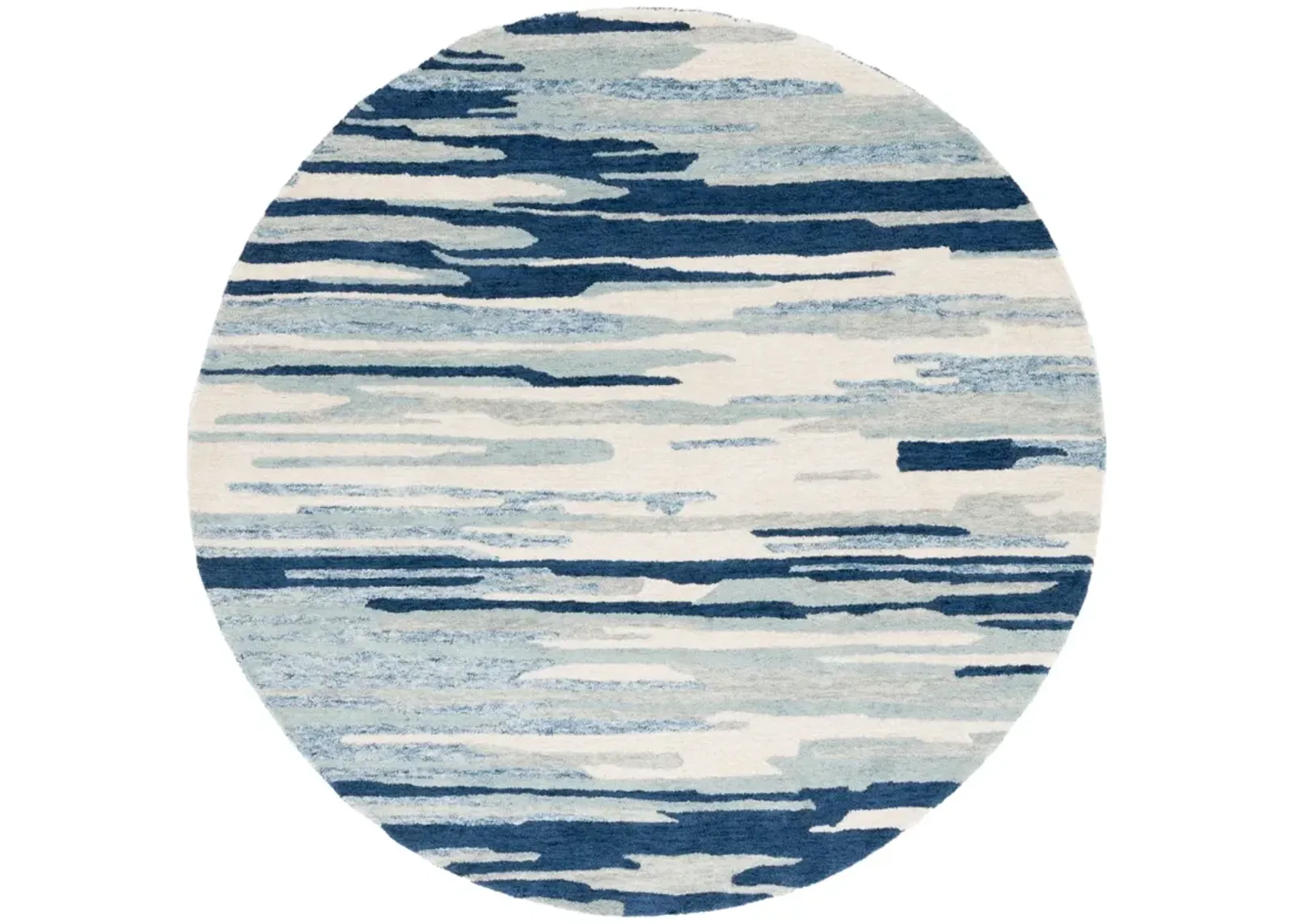 BELLAGIO 201 BLUE  6' x 6' Round Round Rug