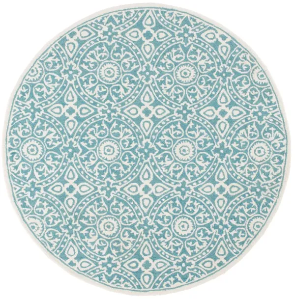 METRO Hand Tufted 6' x 6' Round area rug