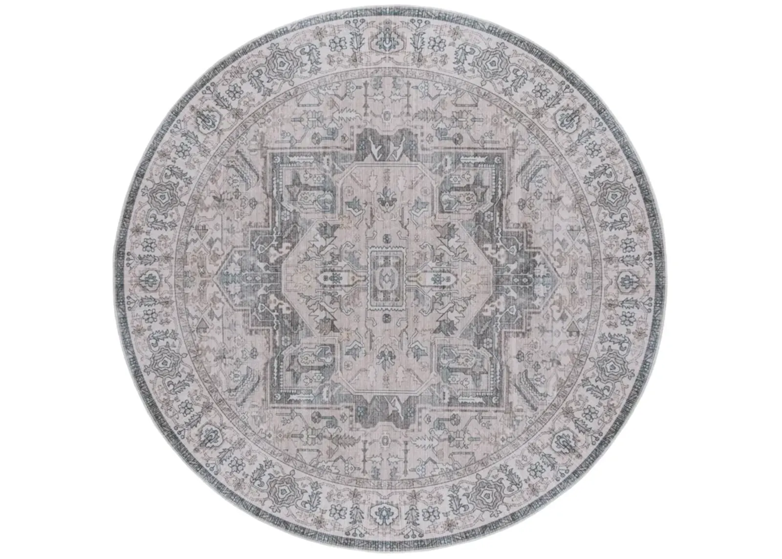 ARIZONA 249 BEIGE  6' x 6' Round Round Rug