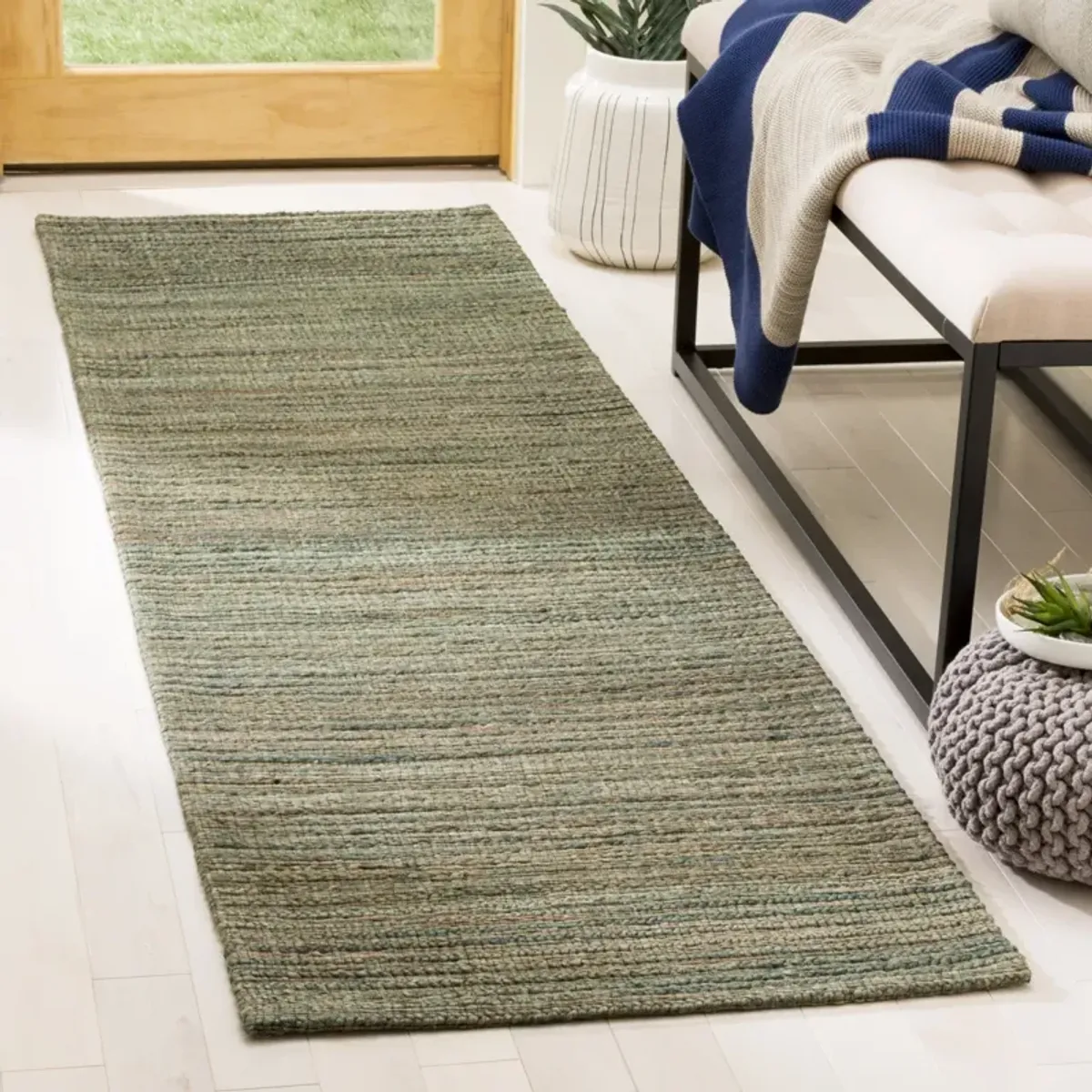 CAPE COD 503 SAGE  2'-3' x 12' Runner Rug