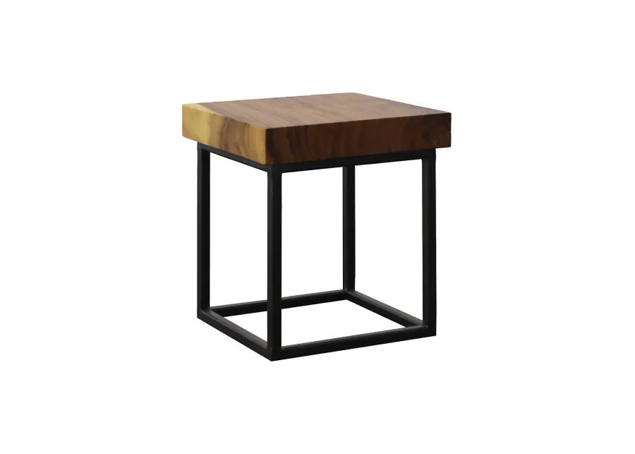 Cubic Side Table, Black Base