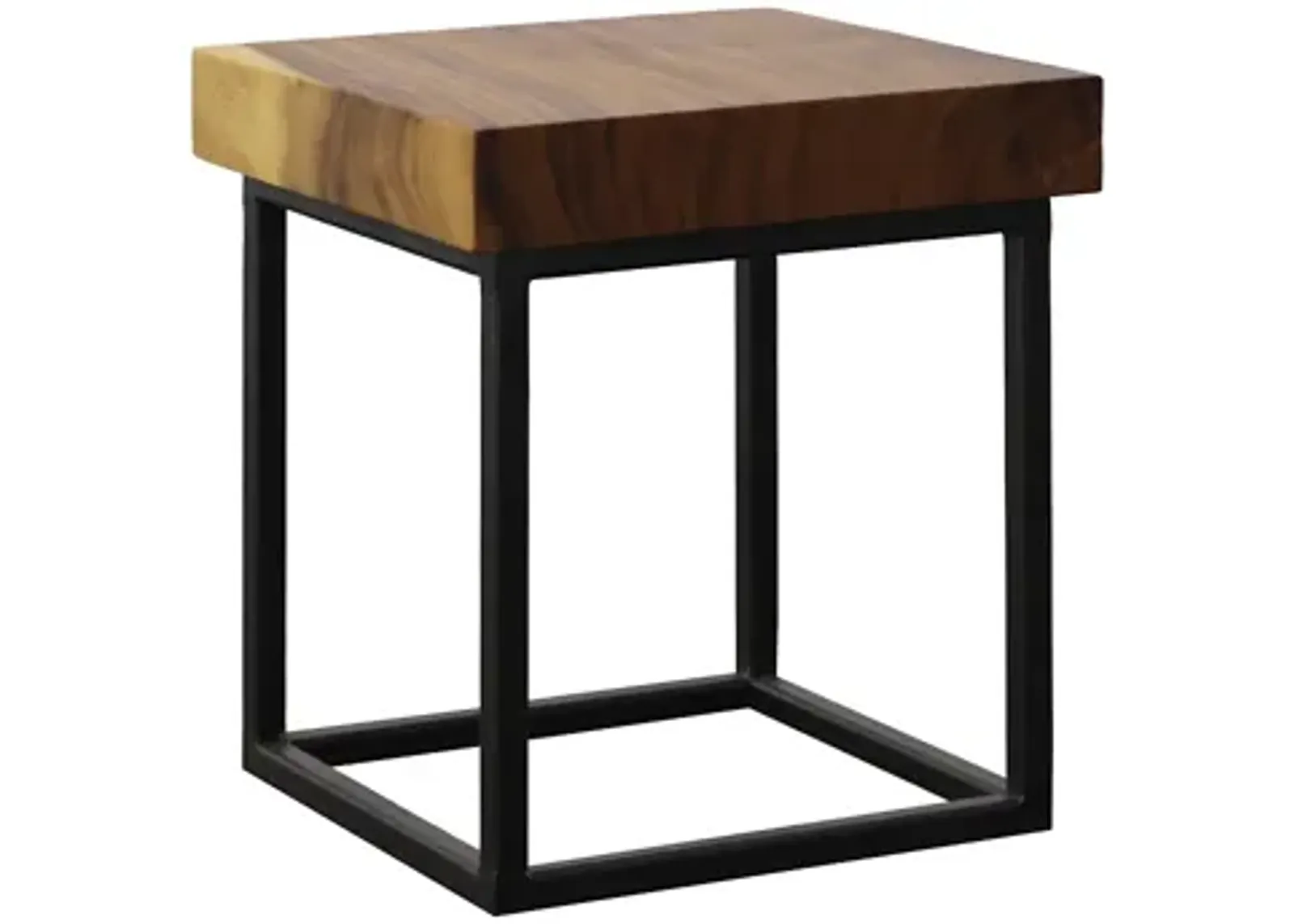 Cubic Side Table, Black Base