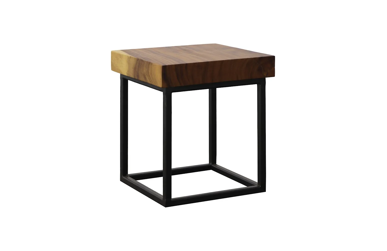 Cubic Side Table, Black Base