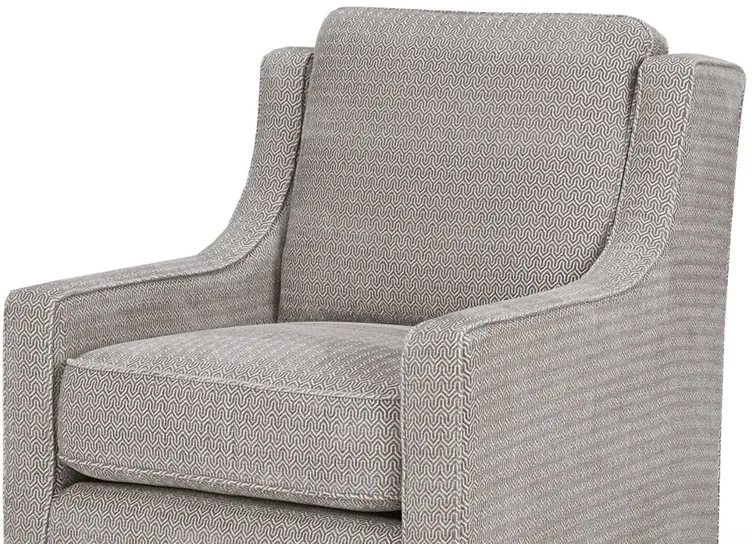 Madison Park Harris Grey Chenille Swivel Chair