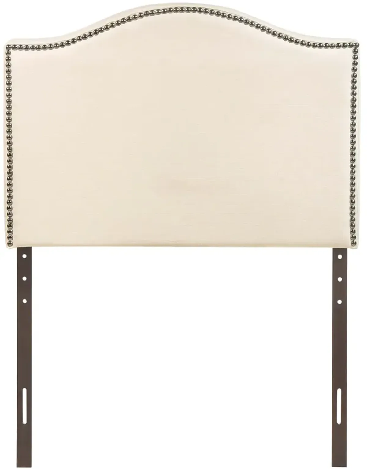 Curl Twin Nailhead Upholstered Headboard