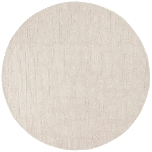 EBONY Hand Tufted 6' x 6' Round area rug