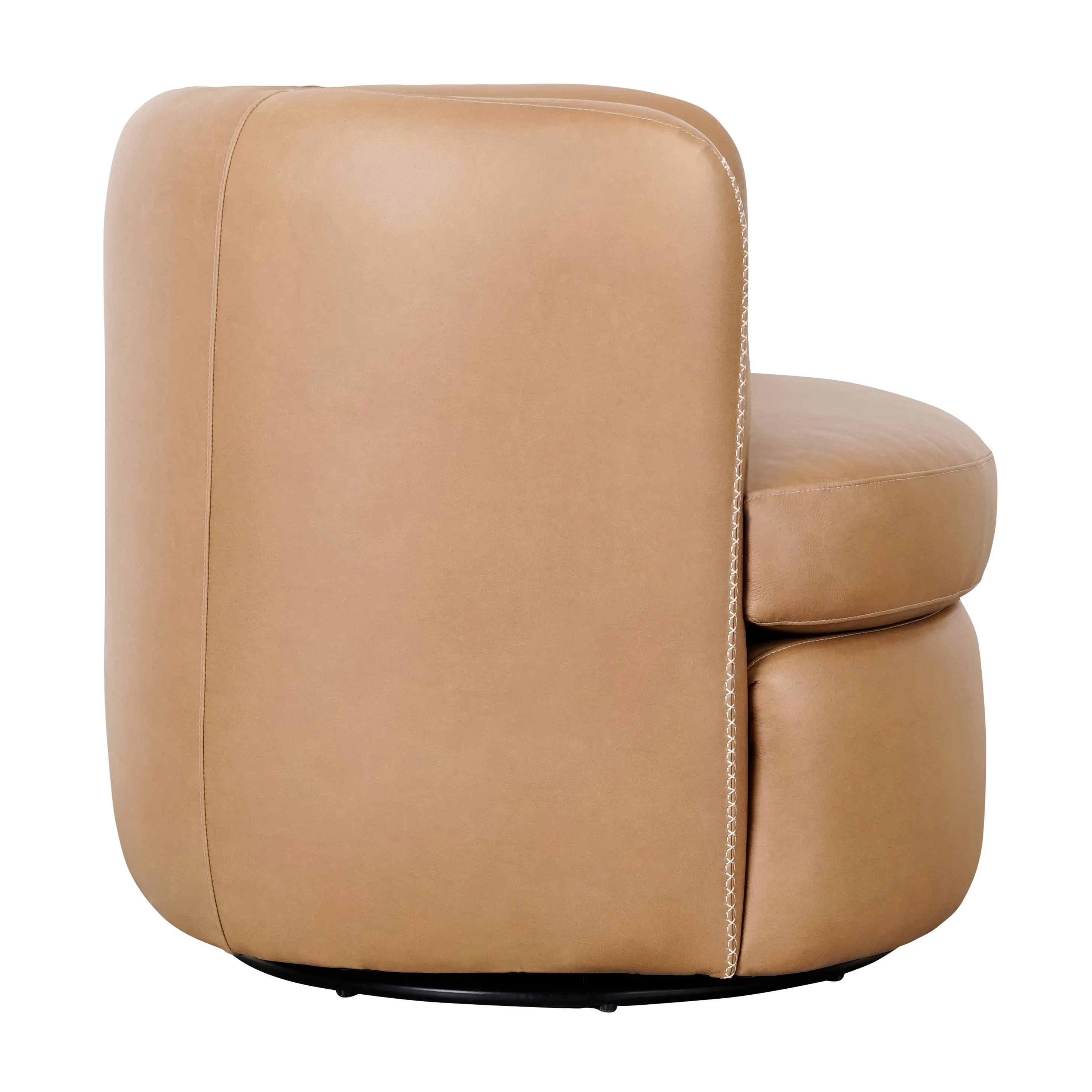 Bronson Swivel Accent Chair Saddle MX