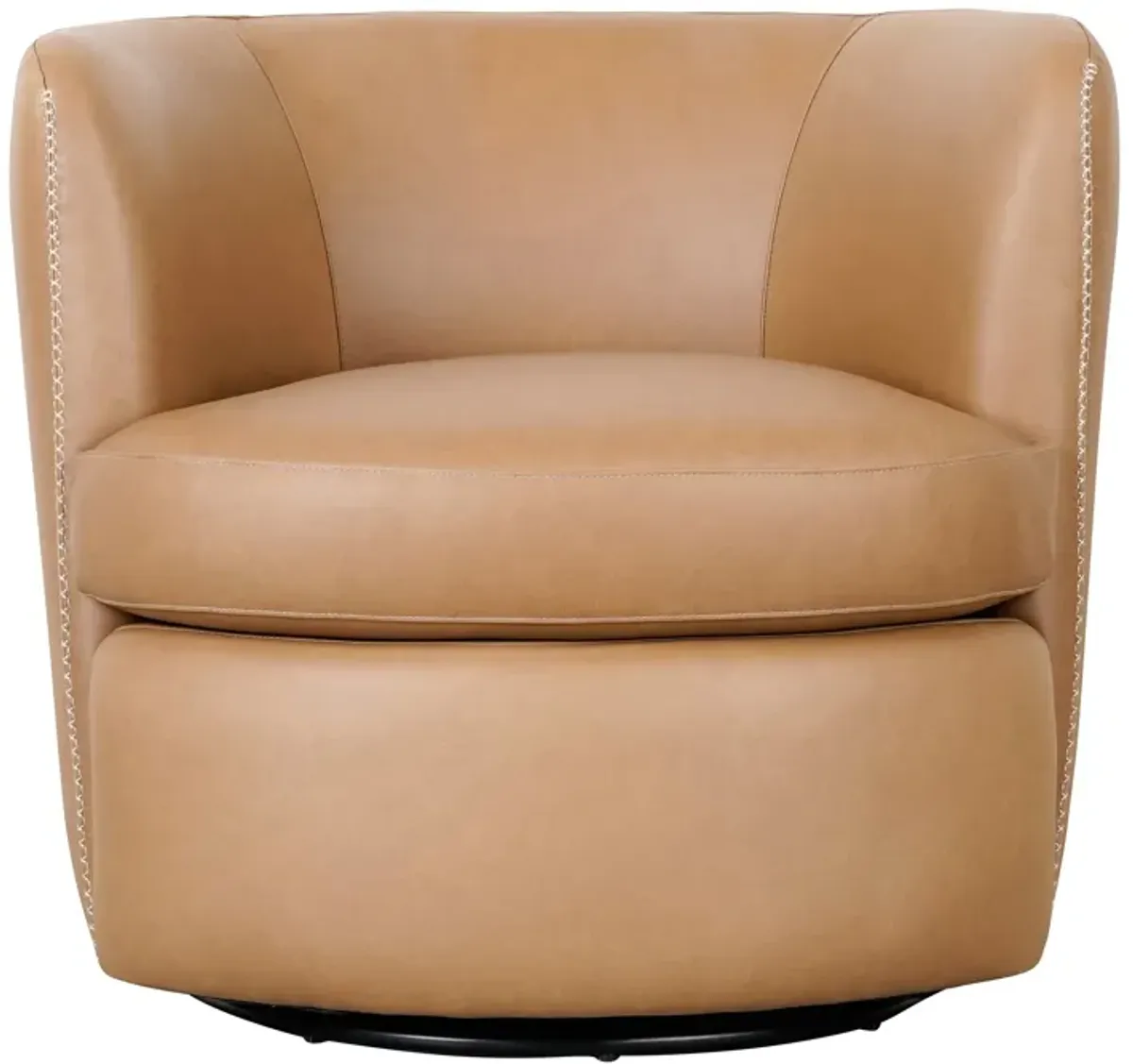 Bronson Swivel Accent Chair Saddle MX