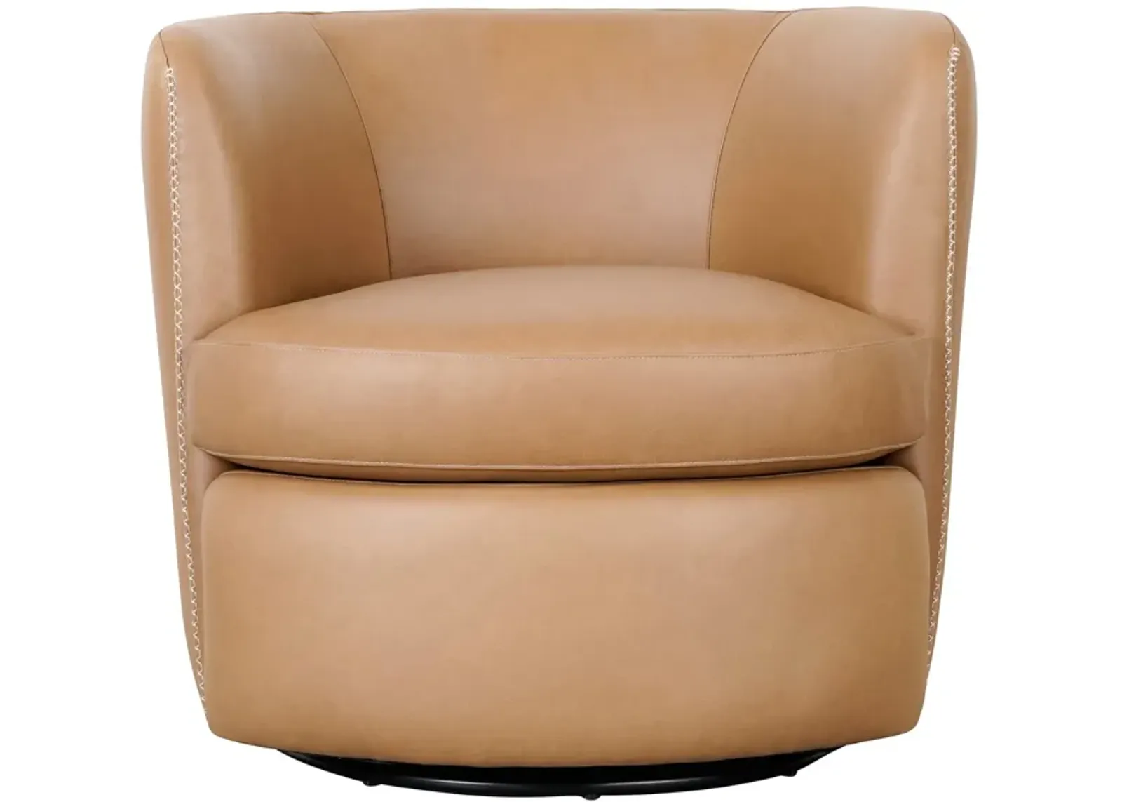 Bronson Swivel Accent Chair Saddle MX