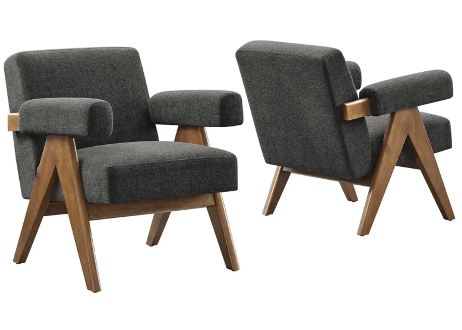 Lyra Fabric Armchair - Set of 2