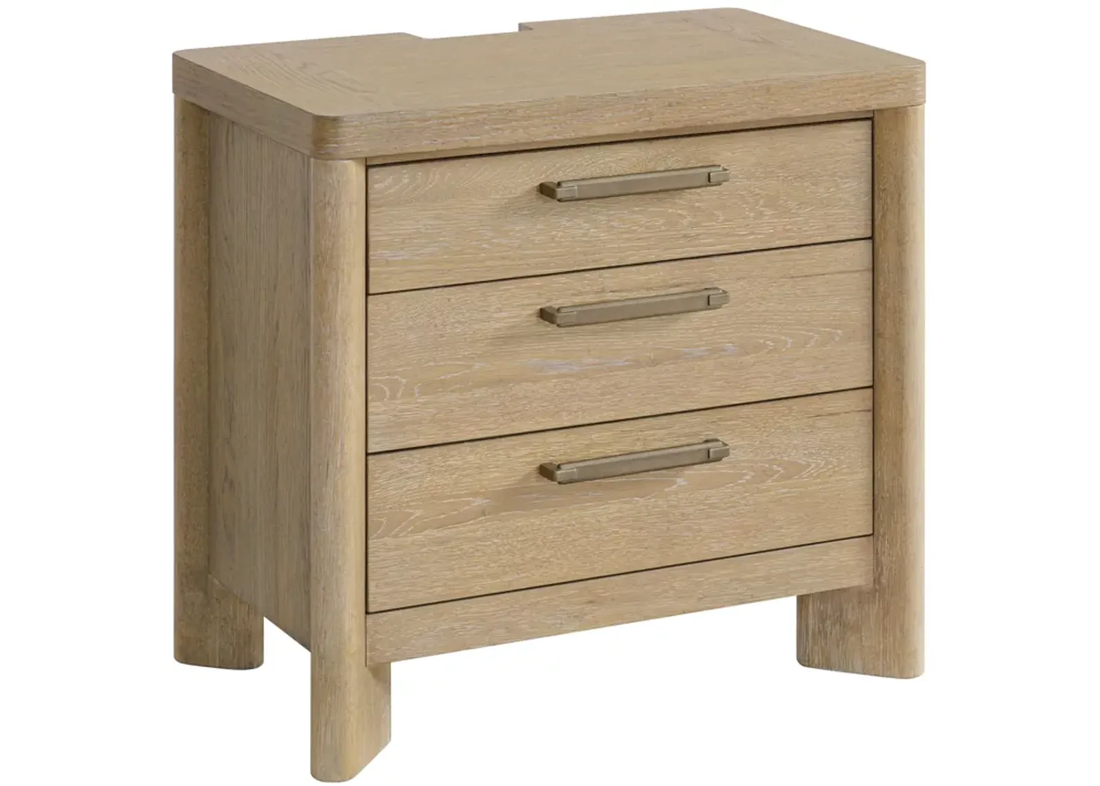 Pacific Grove 3-Drawer Nightstand