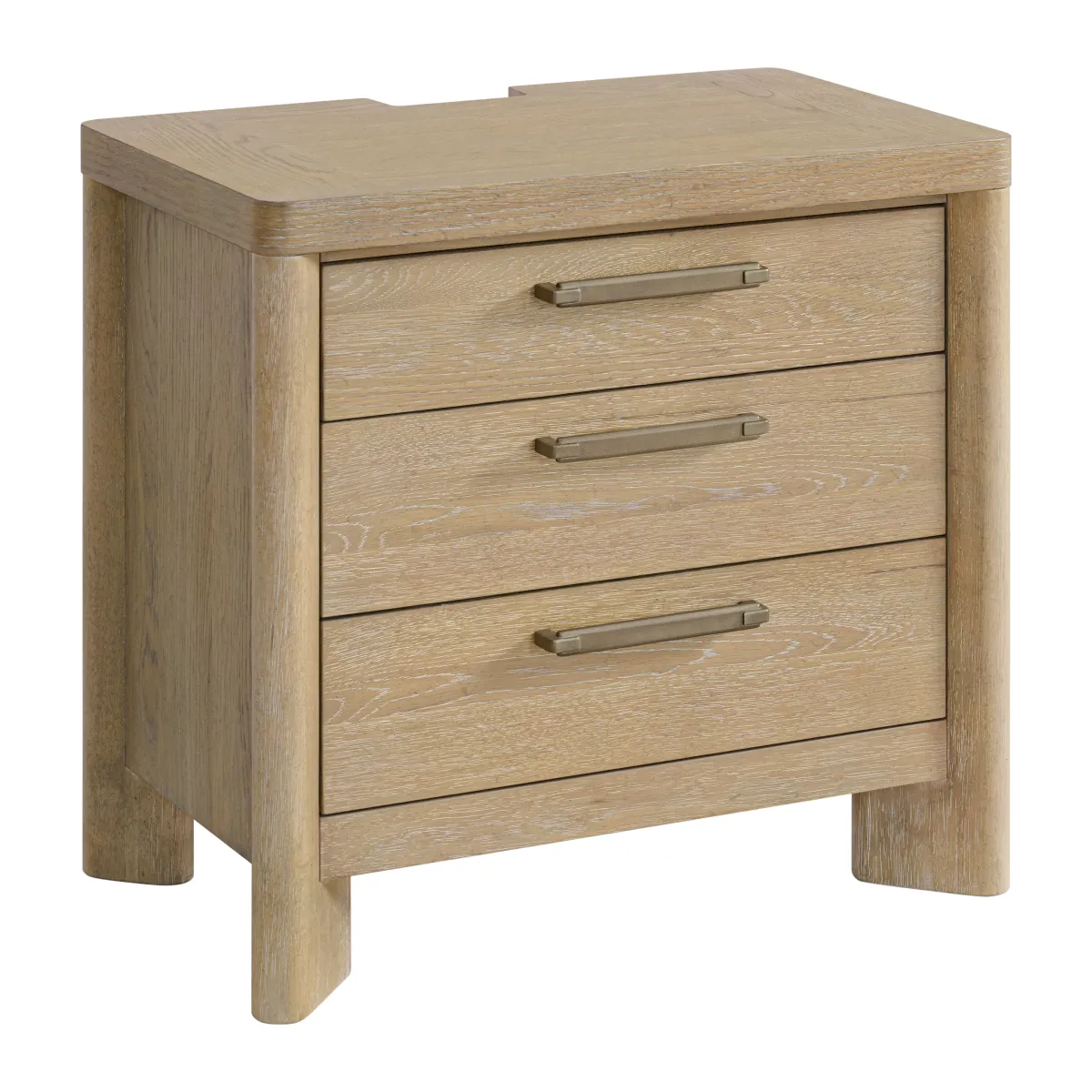 Pacific Grove 3-Drawer Nightstand