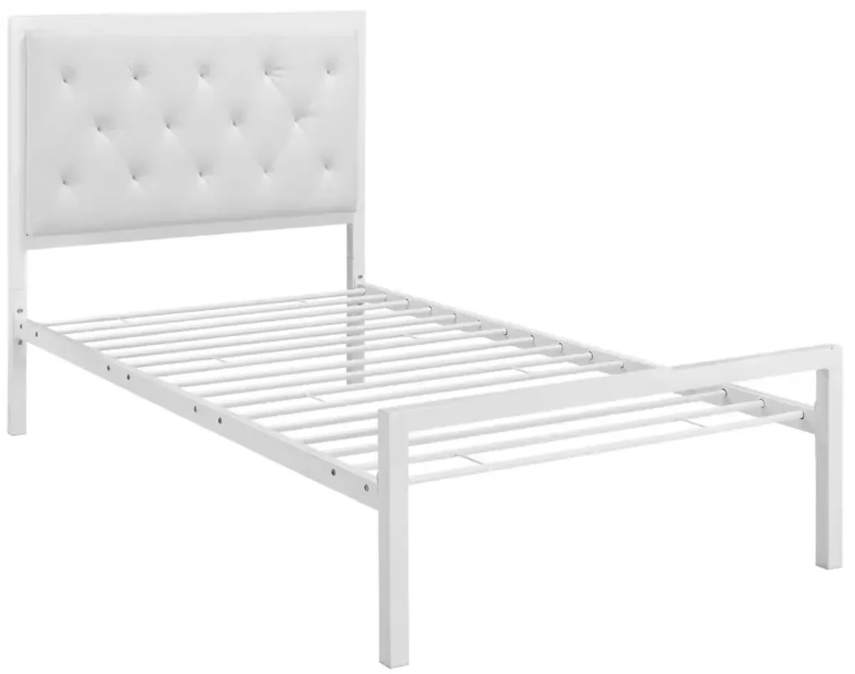 Mia Twin Vinyl Bed