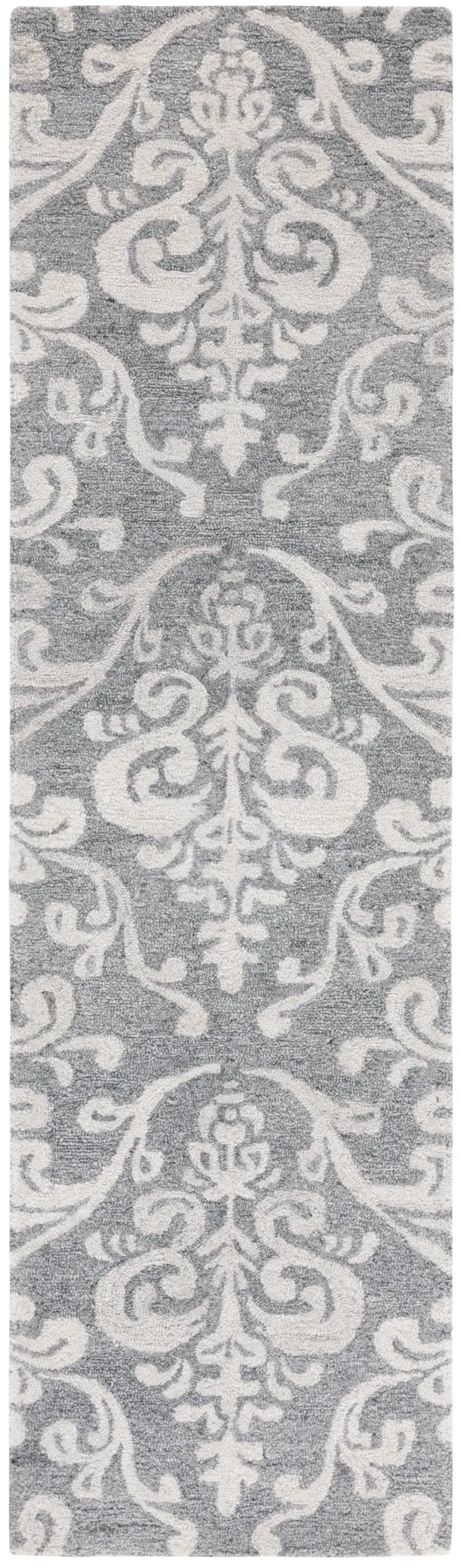 ANATOLIA 405 GREY 2'-3' x 8' Runner Rug