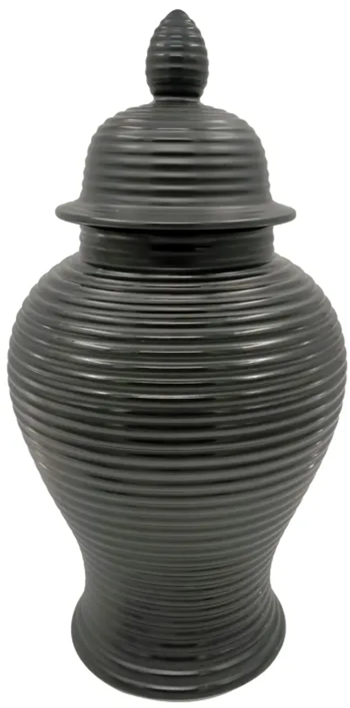 Ribbed Temple Jar - 24"