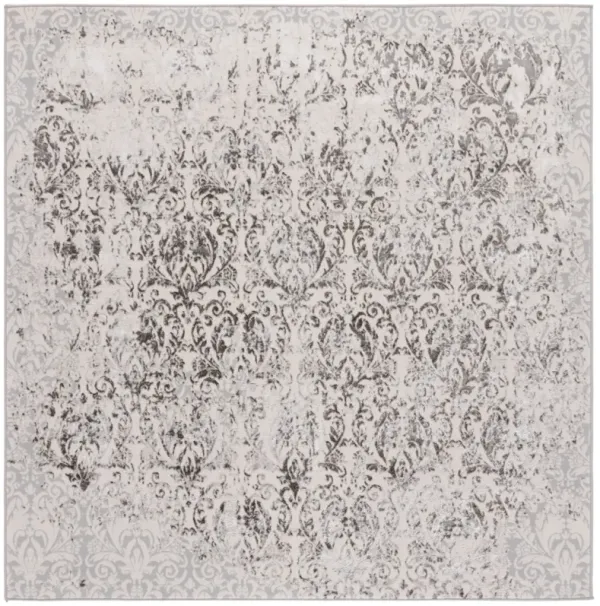 ORCHARD 224 GREY  6'-7' x 6'-7' Square Square Rug