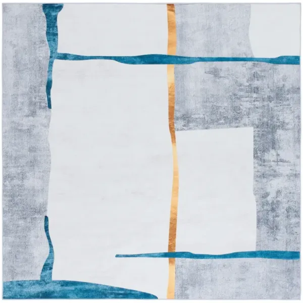 MALIBU 820 GREY  6' x 6' Square Square Rug