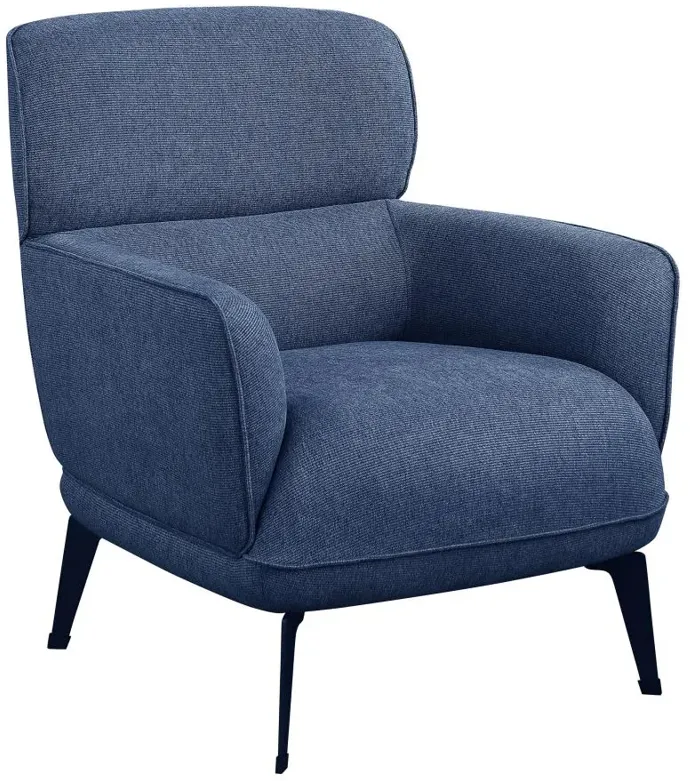 Andrea Heavy Duty High Back Accent Chair Blue