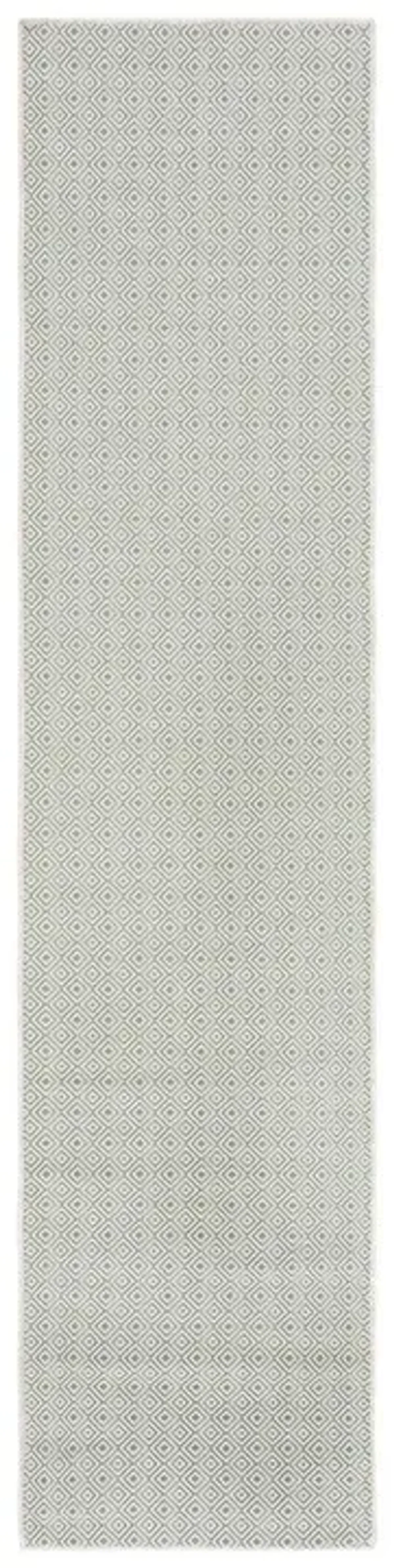 HAMPTON 230 Green  2' X 9' Runner Rug