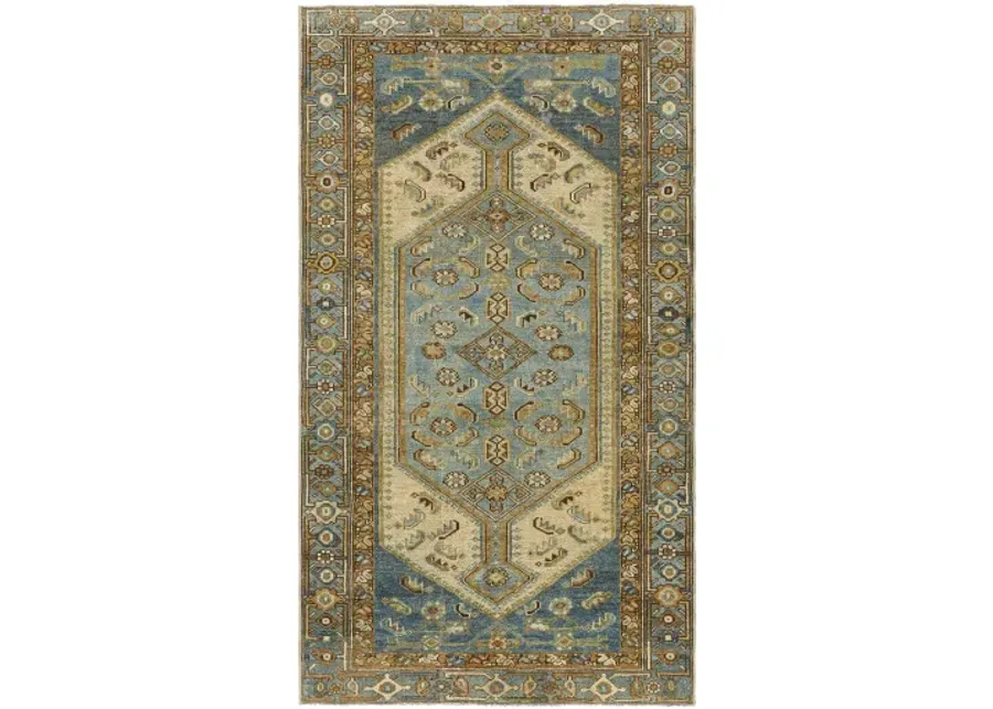 Antique One of a Kind AOOAK-1097 3'9" x 6'8" Handmade Rug