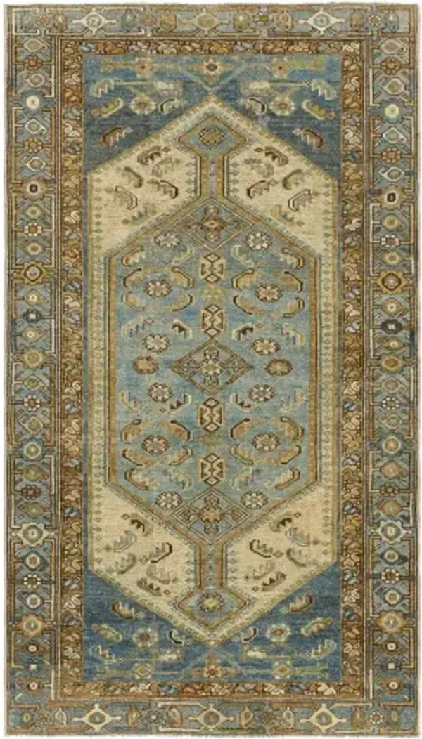 Antique One of a Kind AOOAK-1097 3'9" x 6'8" Handmade Rug