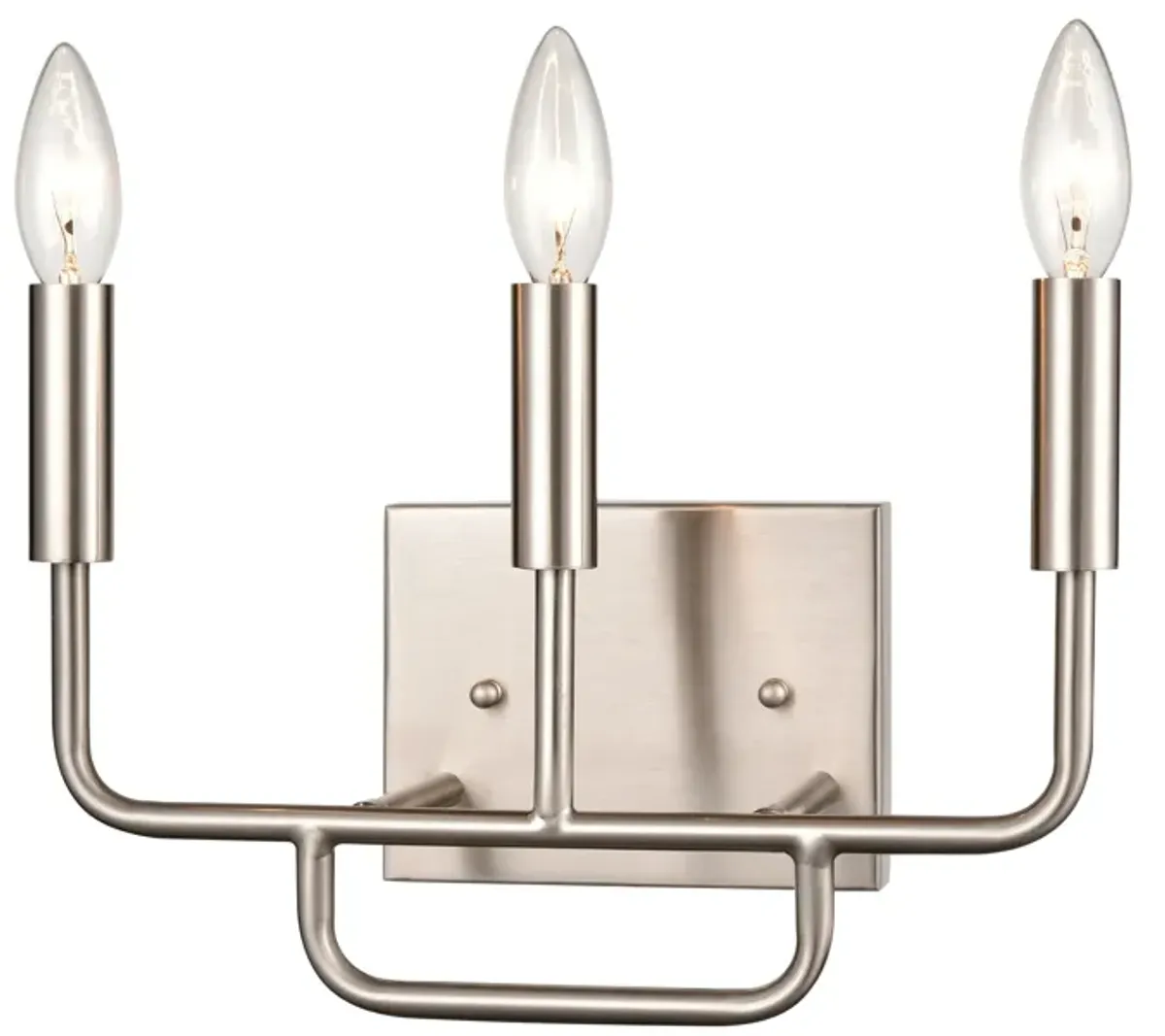 Park Slope 13" Wide 3-Light Vanity Light - Brushed Nickel