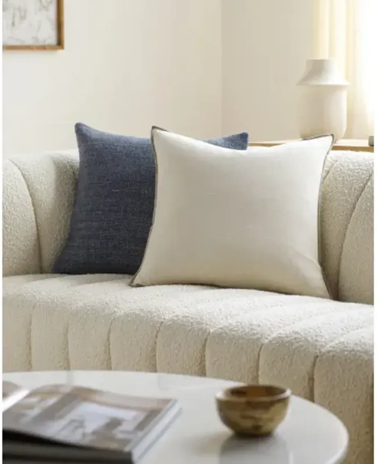 Merrow MEW-003 18"L x 18"W Accent Pillow  - Shell Only