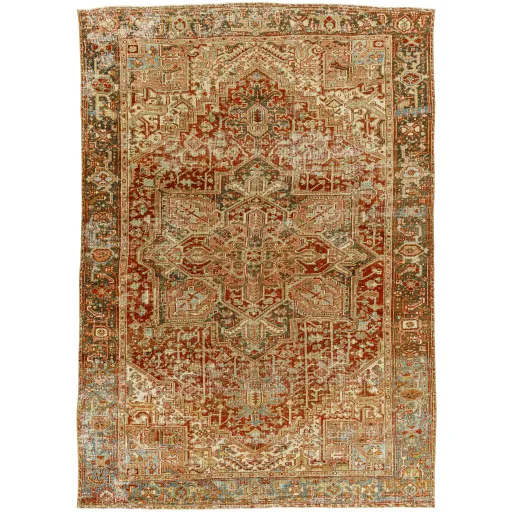 Antique One of a Kind AOOAK-1588 7'3" x 10' Handmade Rug