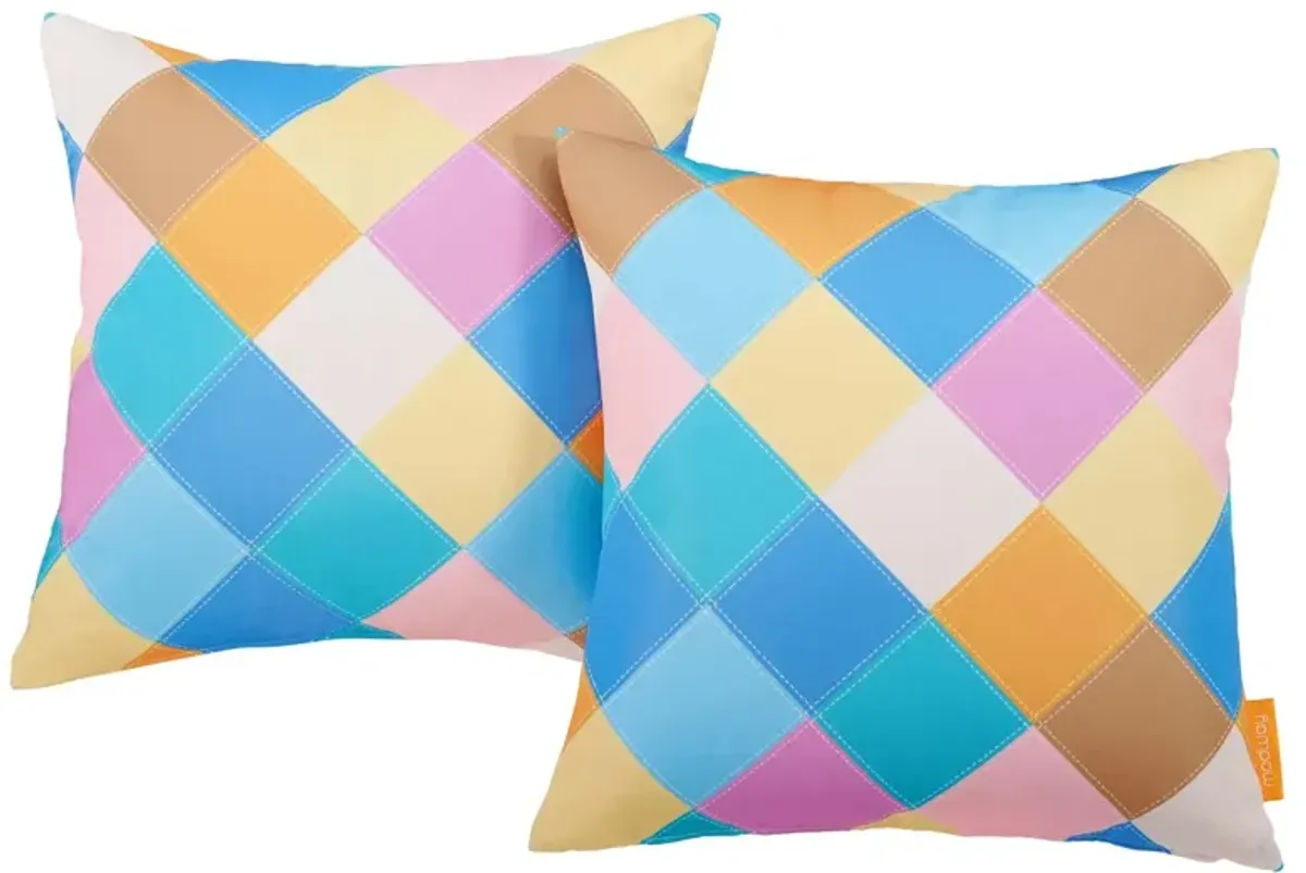 Geo Outdoor Pillow - Set of 2