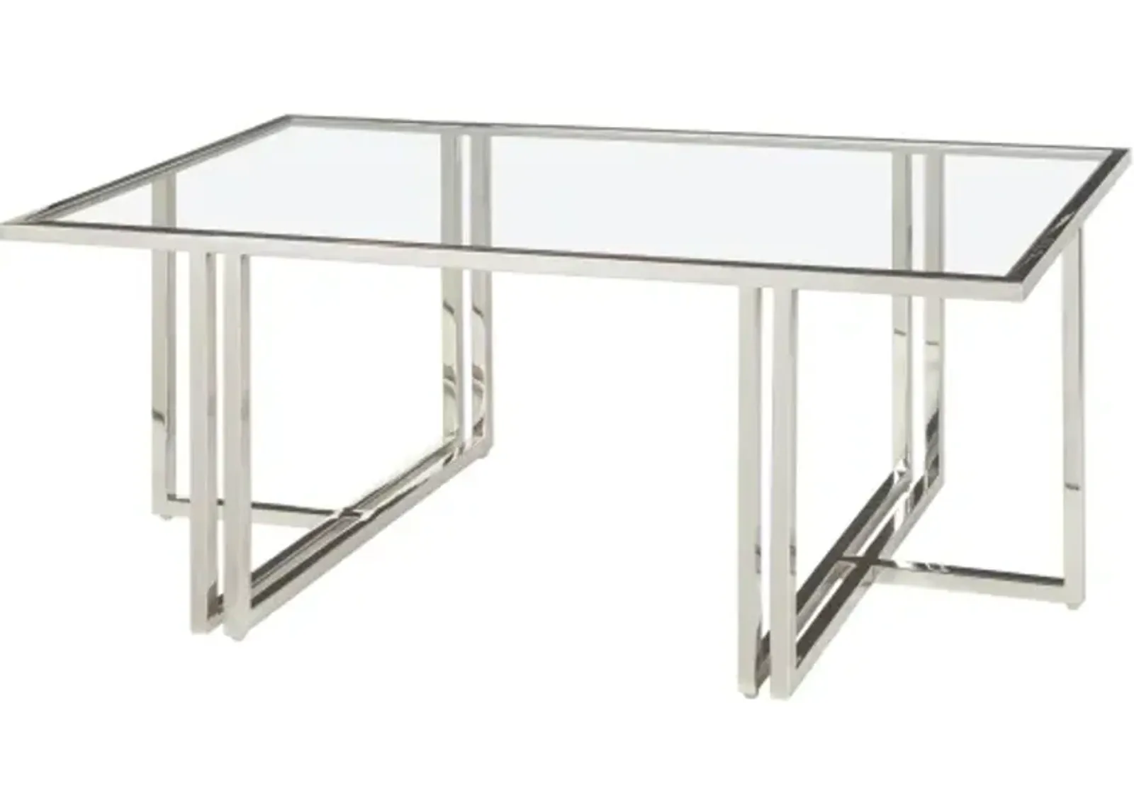 Canberra CNB-001 17"H x 44"W x 21"D Coffee Table