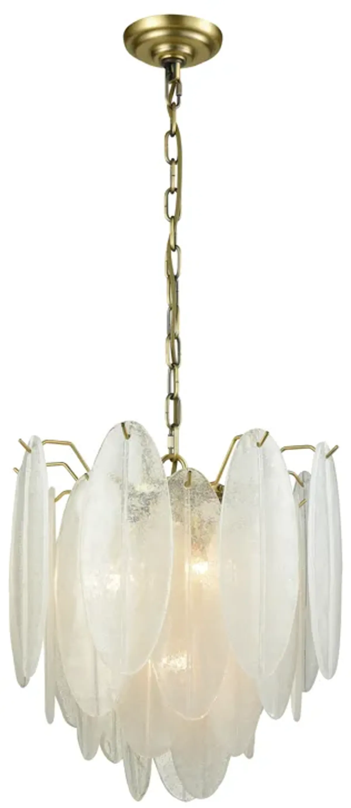 Hush 18" Wide 4-Light Pendant - White