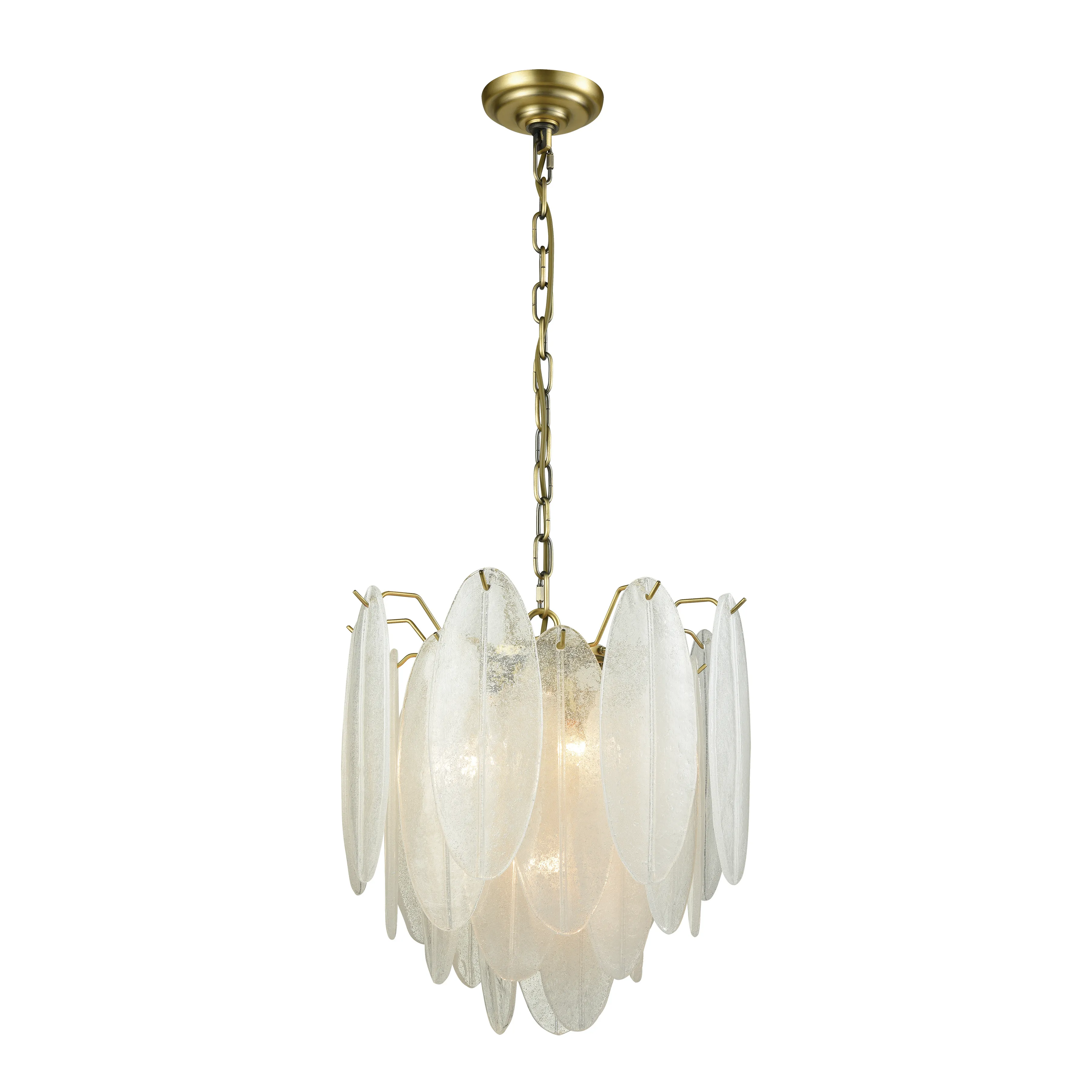 Hush 18" Wide 4-Light Pendant - White