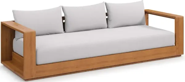 Tahoe Outdoor Patio Acacia Wood Sofa by Modway