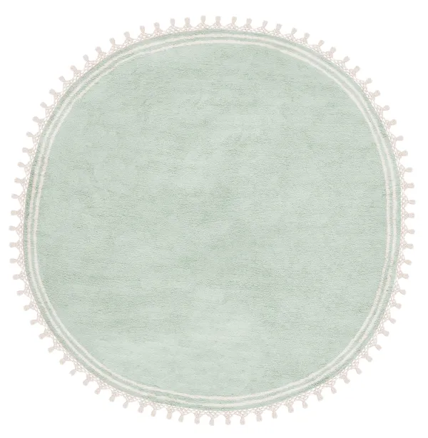EASY CARE Hand Woven 7' x 7' Round area rug