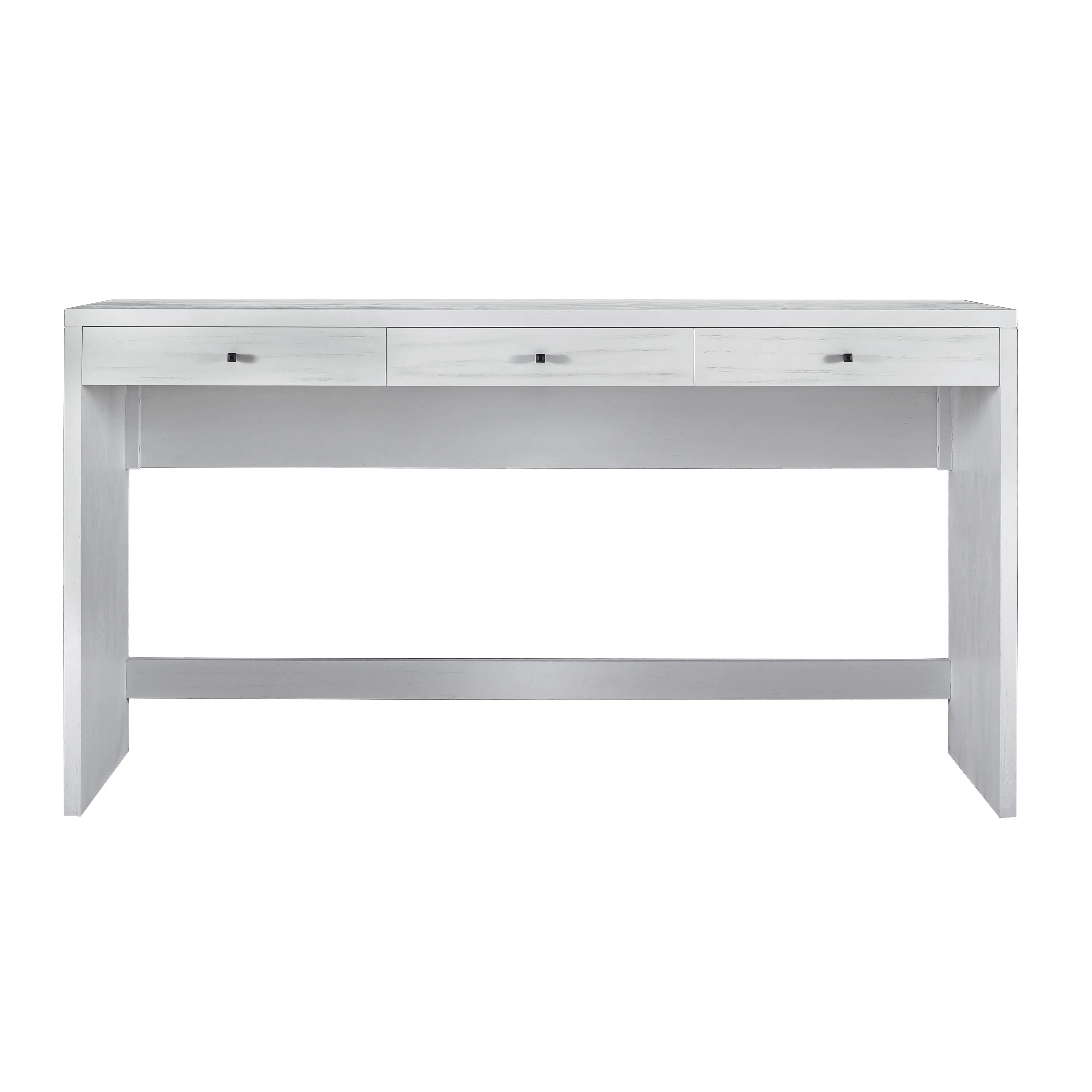 Checkmate Waterfall Console Table - Checkmate White