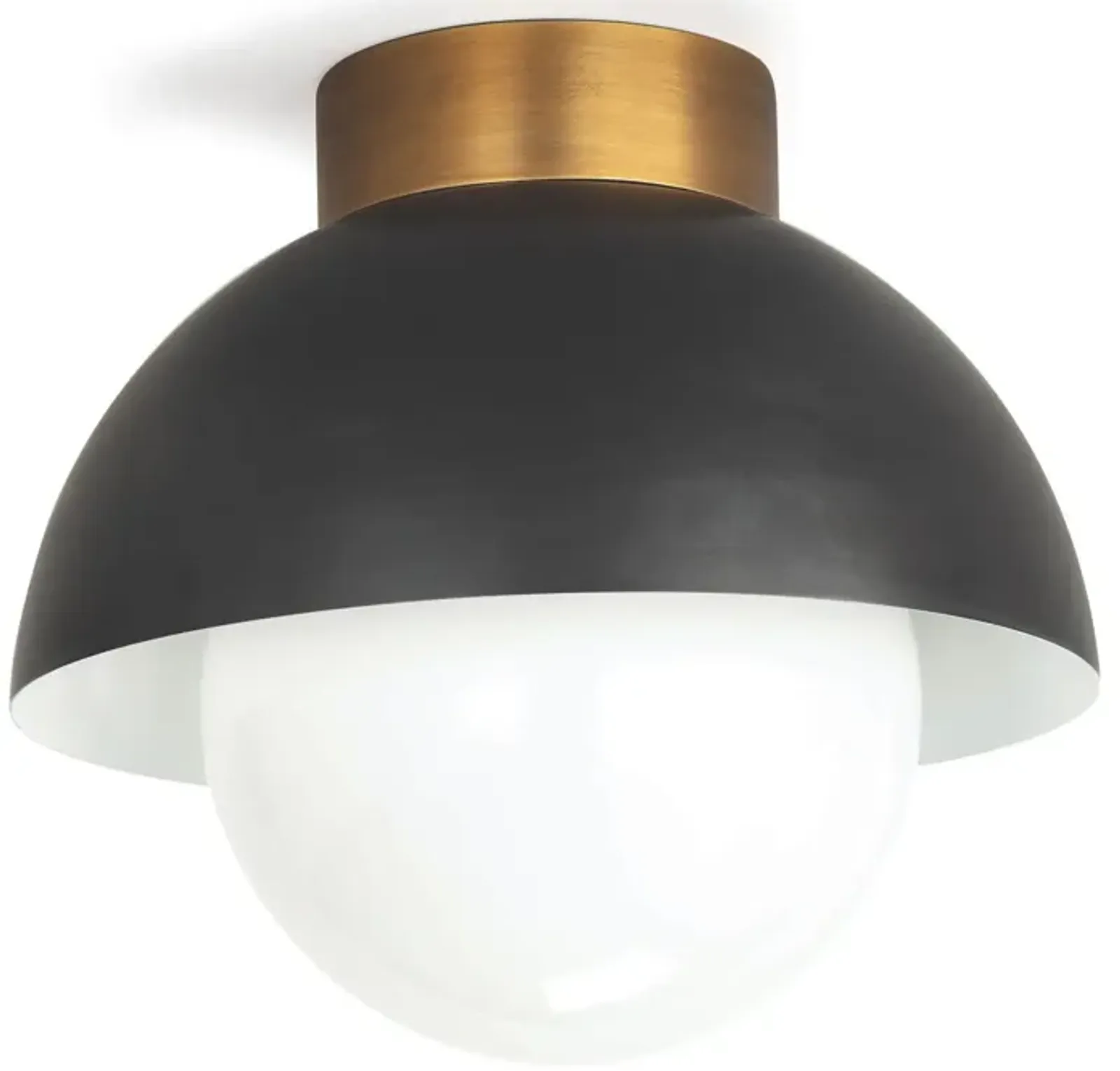 Montreux Bronze and Brass Flush Mount