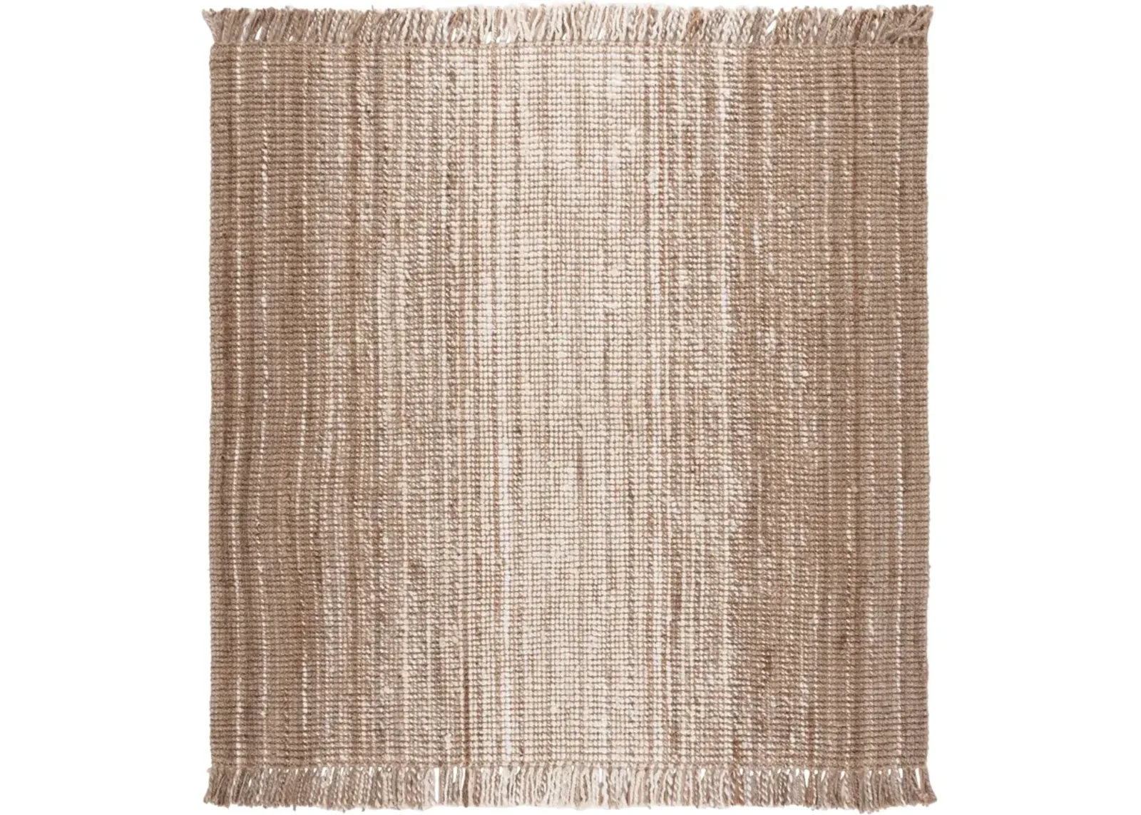 NATURAL FIBER 843 IVORY  6' x 6' Square Square Rug