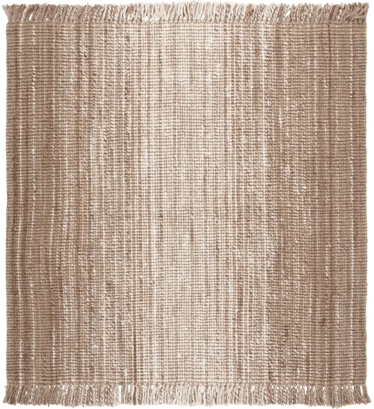 NATURAL FIBER 843 IVORY  6' x 6' Square Square Rug