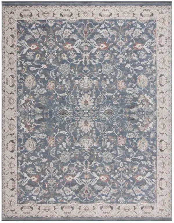 VIVALDI 516 Blue  9' X 12' Large Rectangle Rug