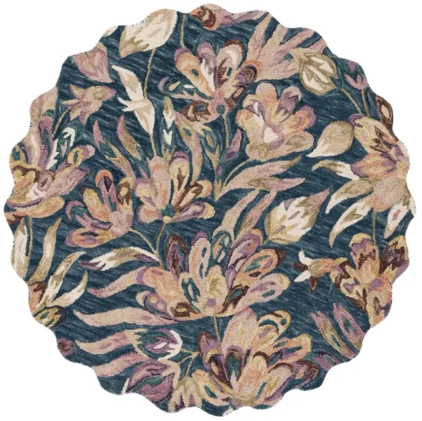 BLOSSOM Hand Tufted 6' x 6' Round area rug