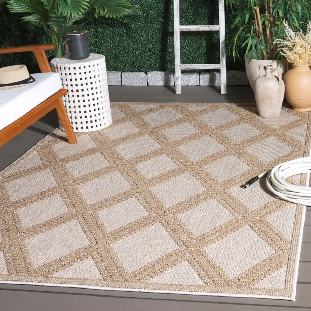 MSRO226 GLOBAL BEIGE  9' x 12' Large Rectangle Rug