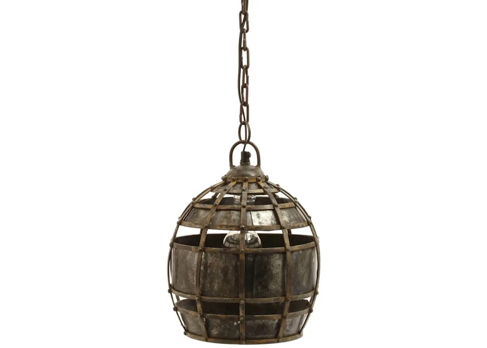 Round Fortress Pendant Light