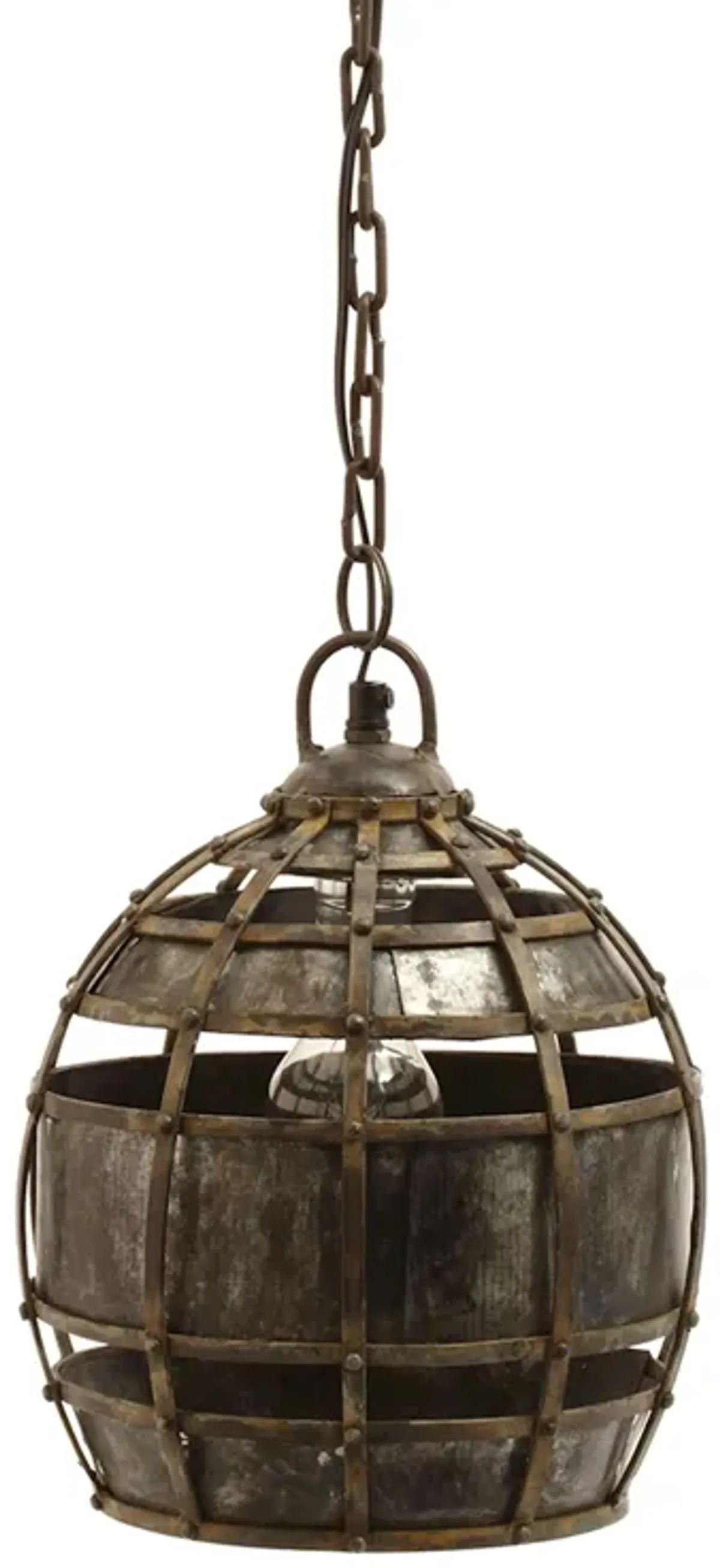 Round Fortress Pendant Light