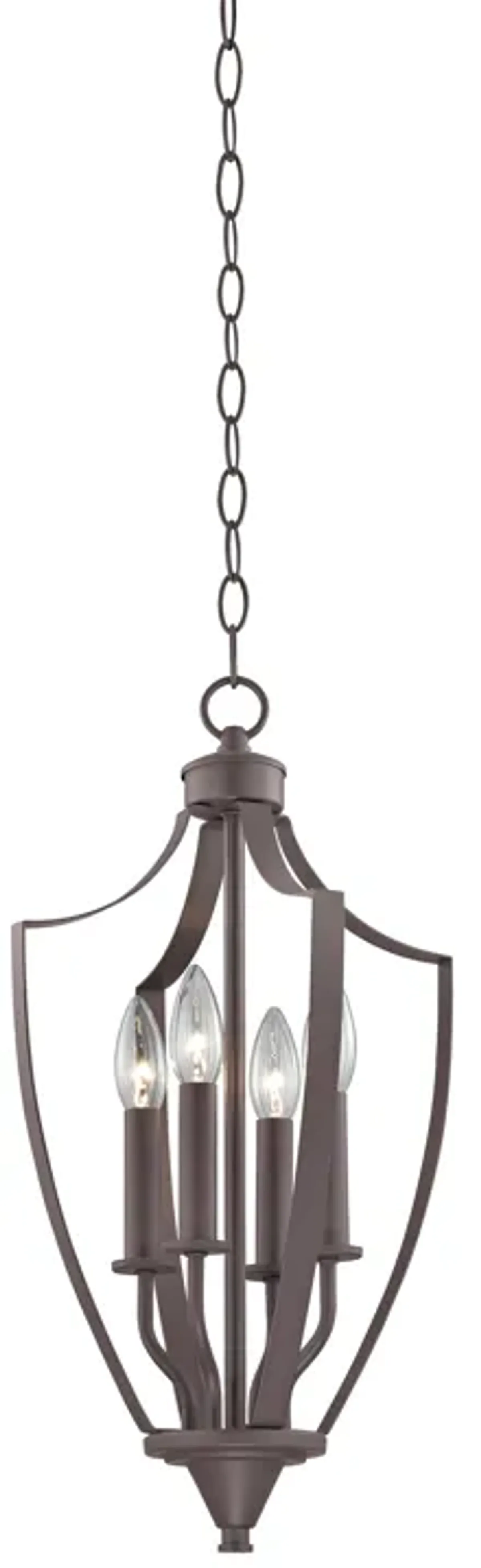 Foyer 11" Wide 4-Light Mini Pendant - Oil Rubbed Bronze