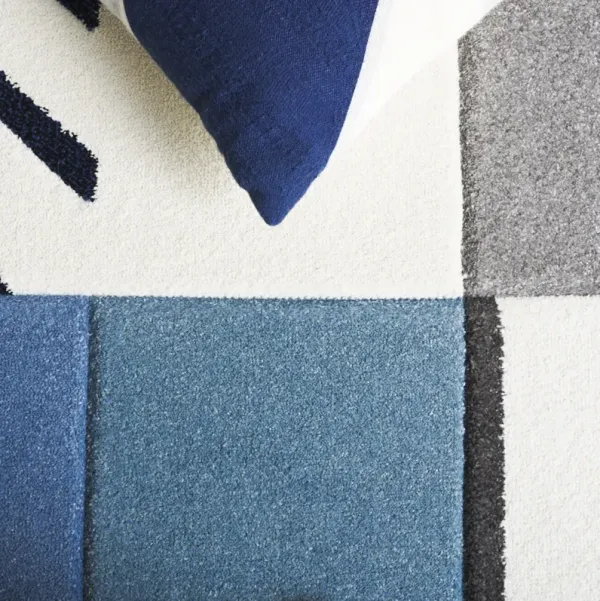 HOLLYWOOD 709 IVORY  6'-7' x 6'-7' Square Square Rug