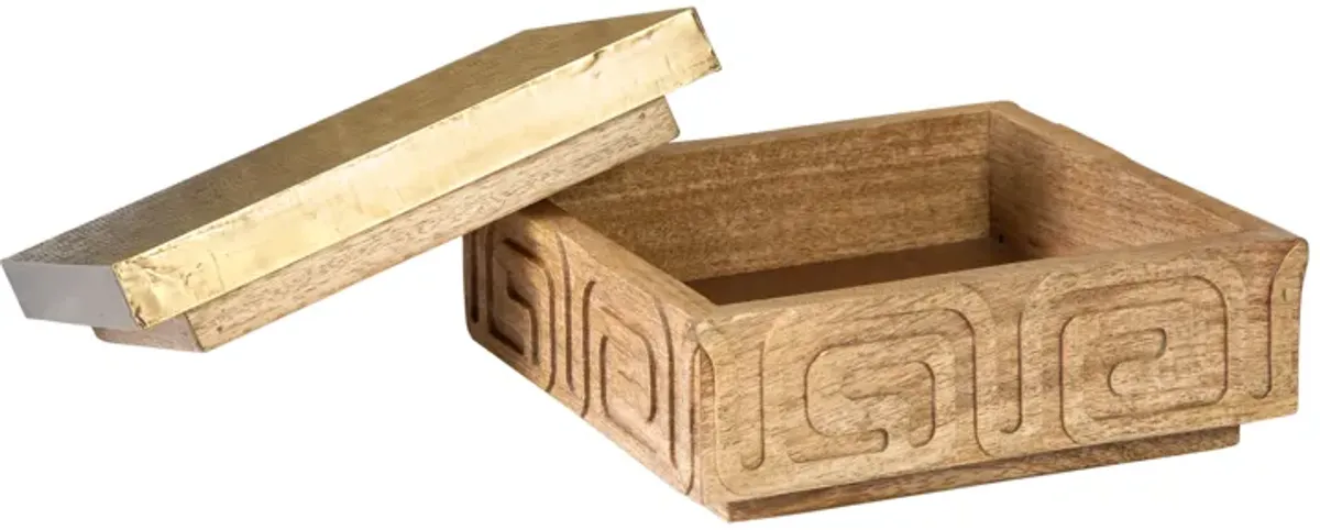 Maze Box  -  Small Natural - Set of 2