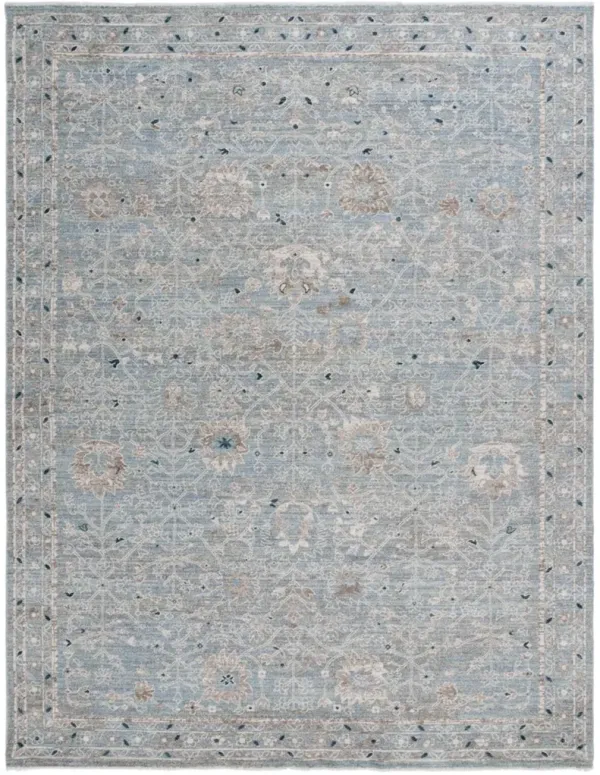 ANTIQUE PATINA 656 Blue 5'-3' X 7'-7' Medium Rectangle Rug