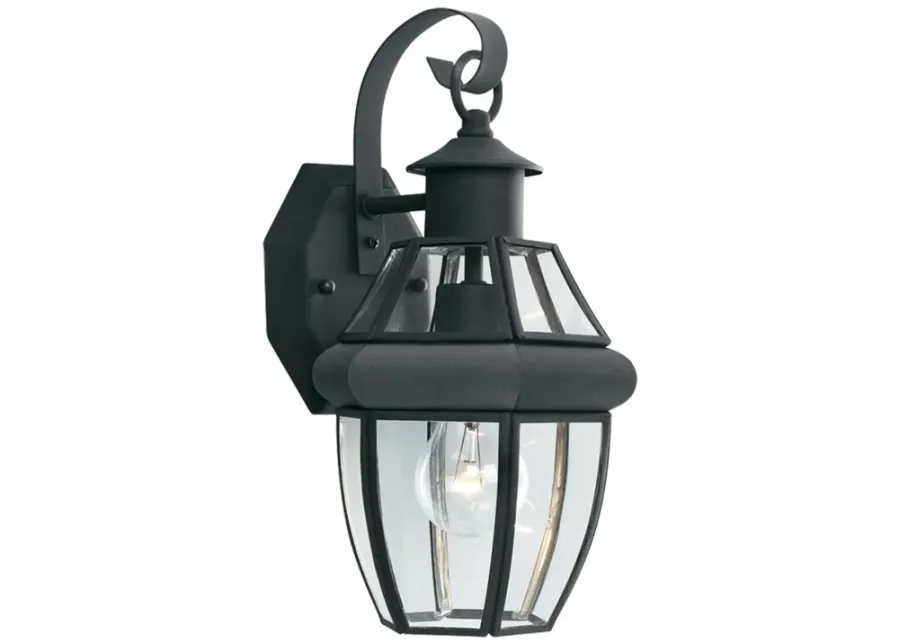 Heritage 13.25" High 1-Light Outdoor Sconce - Black